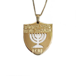 תליון ביתר מצופה זהב צהוב